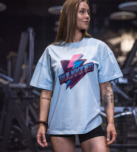 Unisex Oversize 2.0 Retro T-Shirt Blue