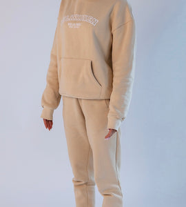 Unisex Heavy Oversize Hoodie - Light Creme