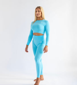 Exquisite Shape -Long Sleeve Ocean Breeze