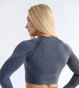 Exquisite Shape -Long Sleeve Charcoal