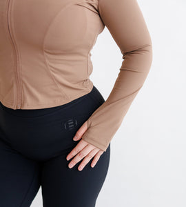 Lightweight Training Jacket Taupe
