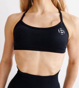 Crossback -Bra Deep Black