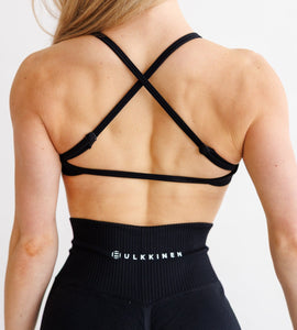 Crossback -Bra Deep Black